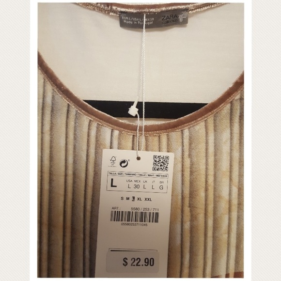 NWT- Zara blouse - - Picture 5 of 5